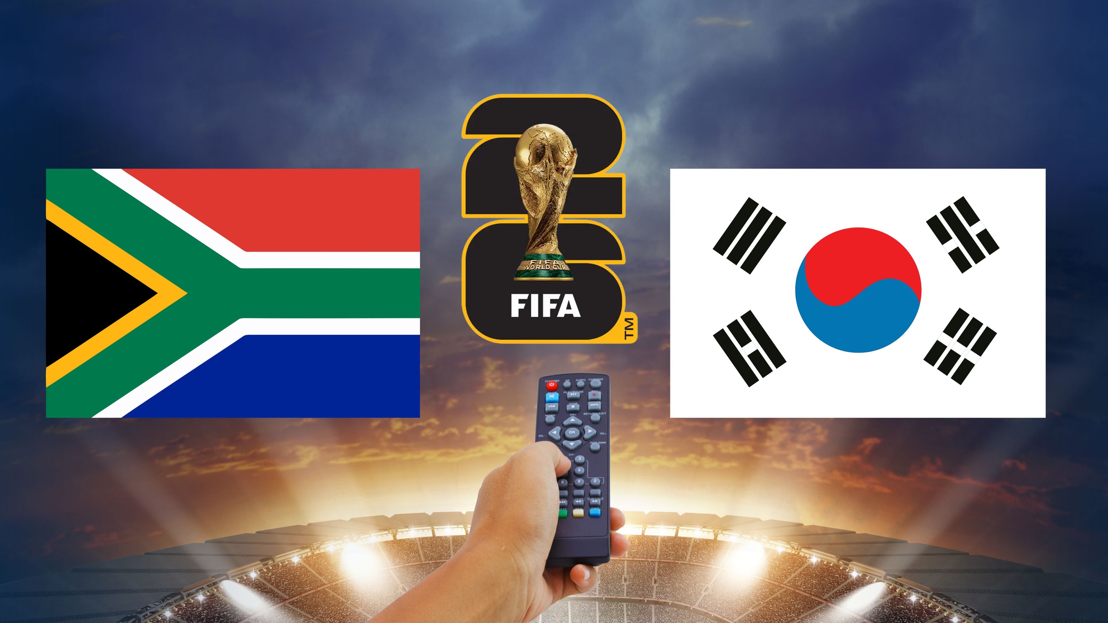 Sudáfrica vs Corea del Sur: Día, hora y canal para ver el partido del Grupo A del Mundial 2026
