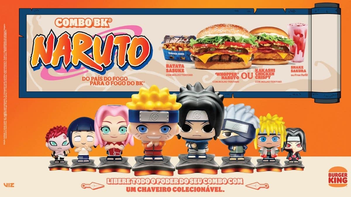 Esta es la colaboración de Naruto y Burger King