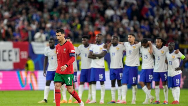 Cristiano Ronaldo en el Portugal vs Francia de la Eurocopa 2024