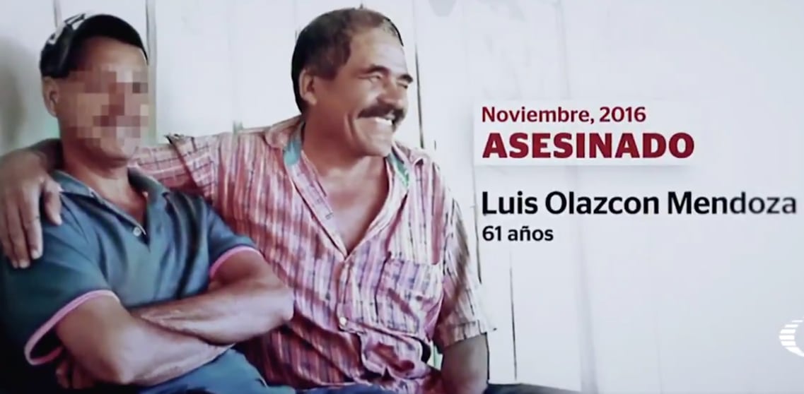 Luis Olazcon Mendoza, terrateniente asesinado