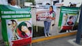 La protesta que marcó la previa del España vs Perú en el Estadio Cuauhtémoc