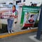 La protesta que marcó la previa del España vs Perú en el Estadio Cuauhtémoc