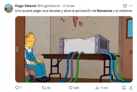 Memes de Banamex y BBVA por registrar fallas en diciembre y quincena