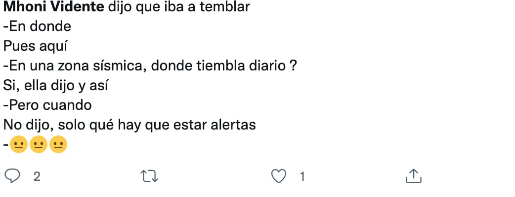 Reacciones a las predicciones de Mhoni Vidente