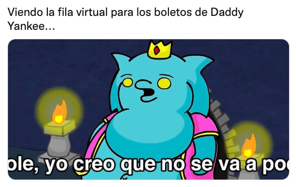 Meme de boletos agotados para Daddy Yankee