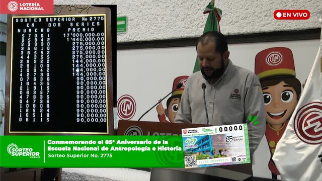 Resultados Sorteo Superior 2775 de Lotería Nacional en vivo: ganadores de hoy 11 de agosto