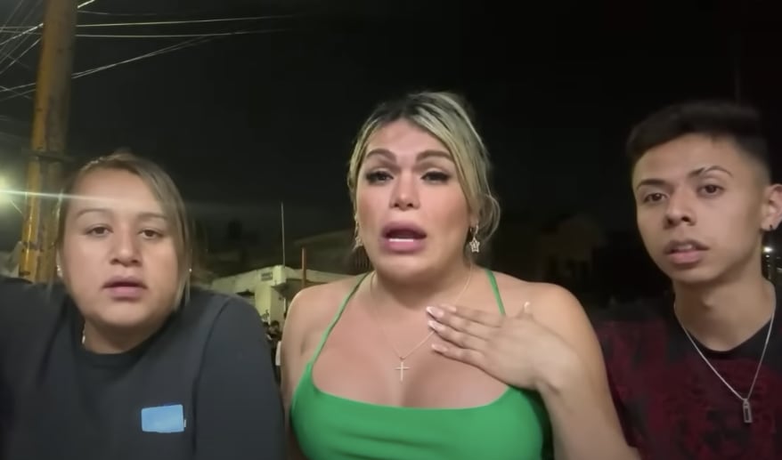 Wendy Guevara presencia pelea que termina en machetazos