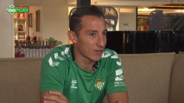 Andrés Guardado en entrevista con Real Betis