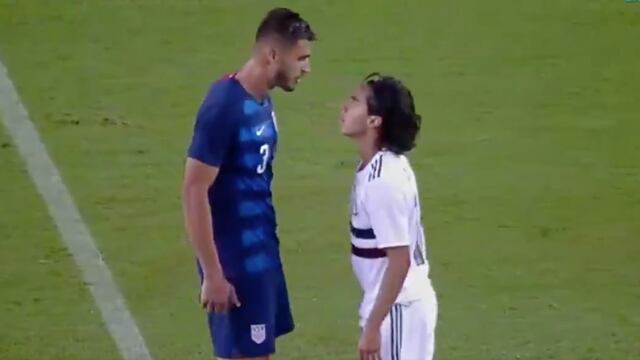 Lainez se encaró con Miazga