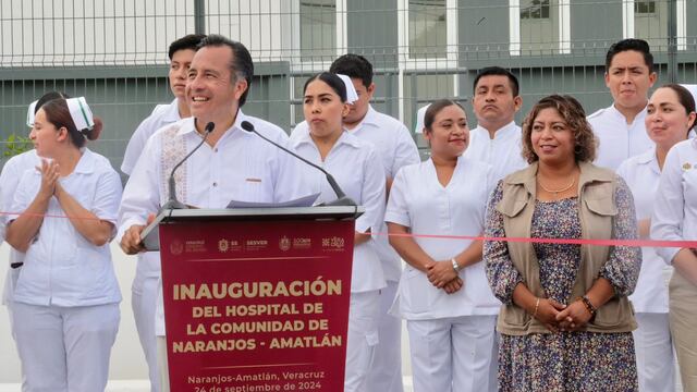 Cuitláhuac García inaugura Hospital de la Comunidad