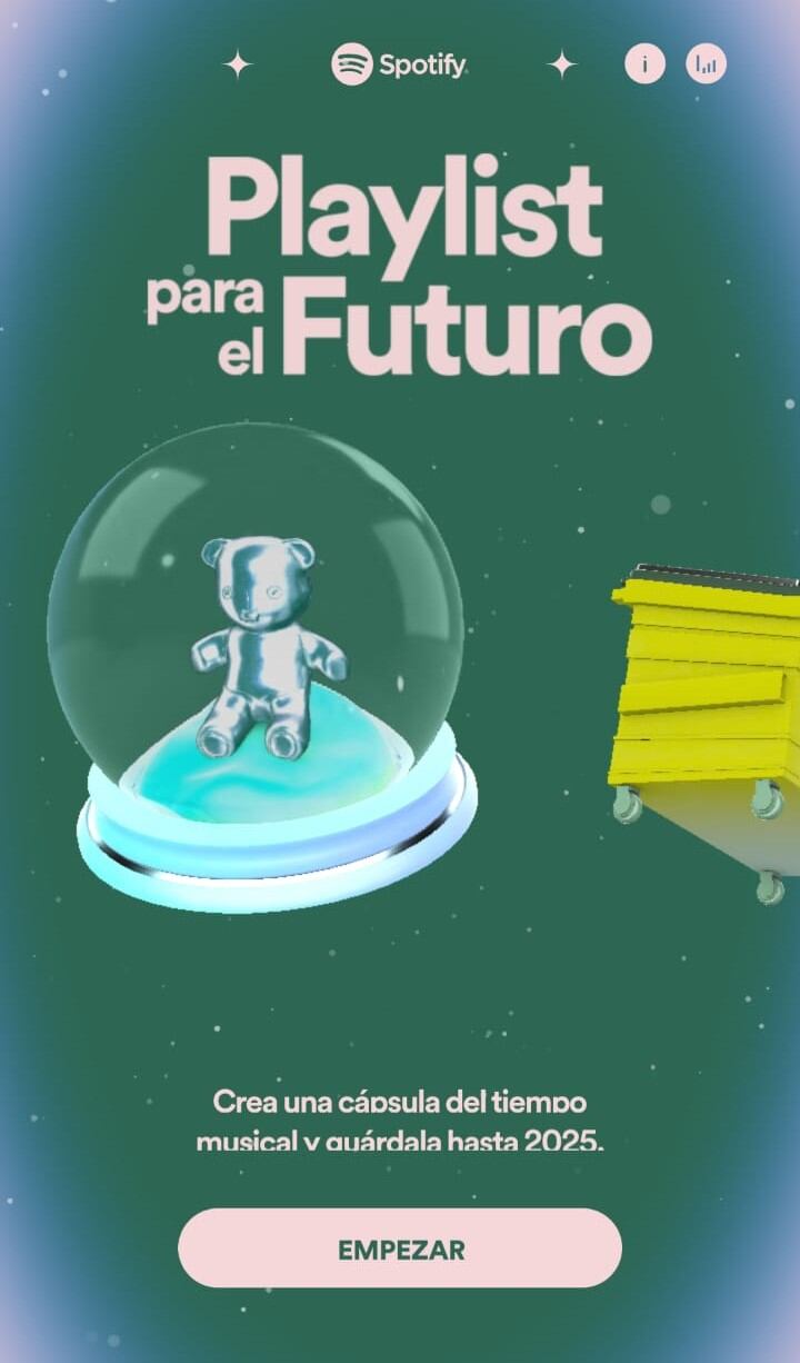 Spotify cápsula del tiempo 2023