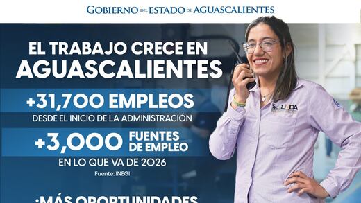 Aguascalientes: Líder nacional en aumento salarial y empleo según INEGI