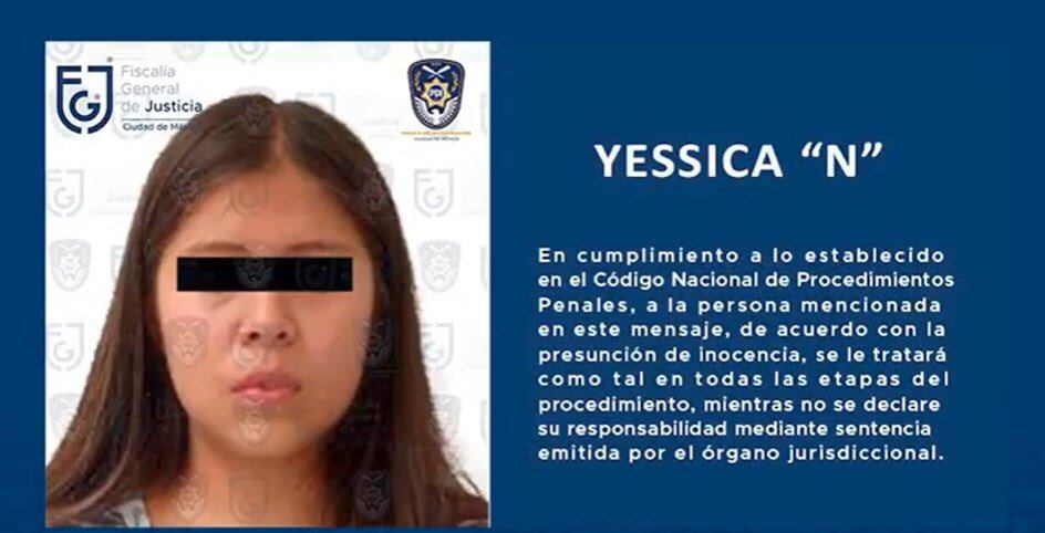 Detienen a Yessica Alejandra, relacionada con la muerte de Patzy Jimena Hernández