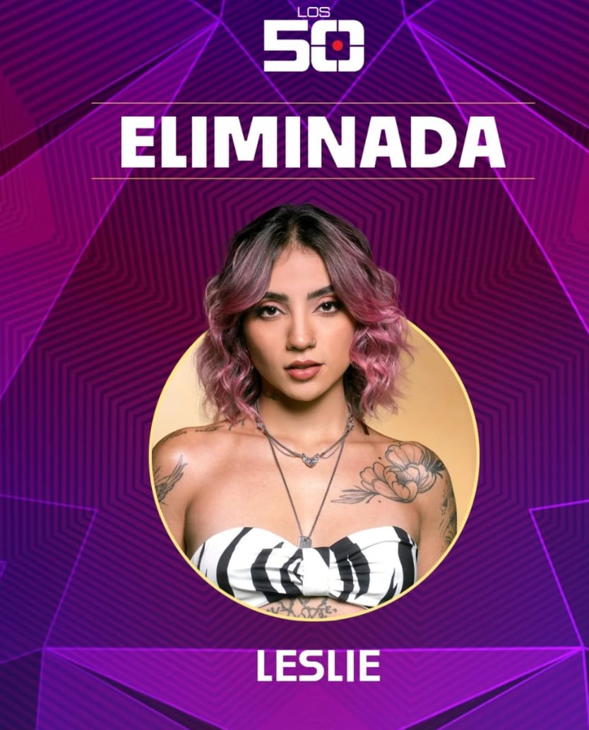 Eliminada de Los 50 de Telemundo