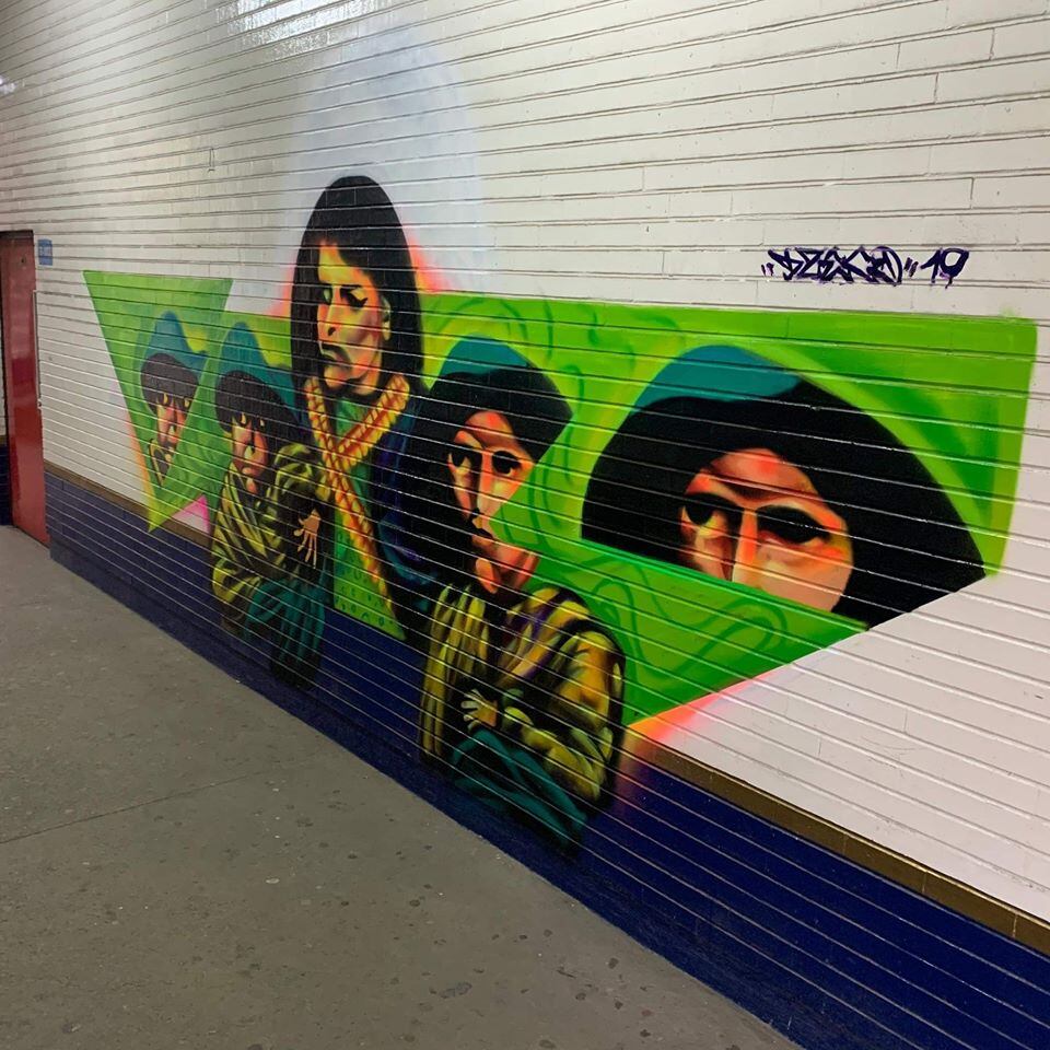 Mural dentro de Prepa 7.