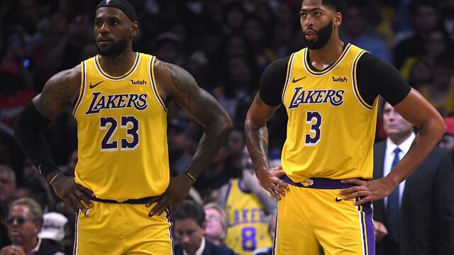 LeBron James y Anthony Davis