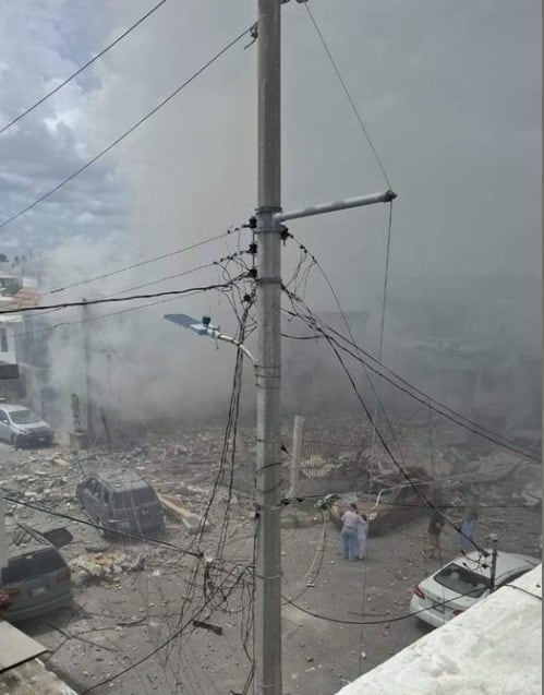 Explosión en casa de Módulo 2000, en Reynosa, Tamulipas