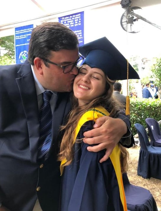 Mar Rendón y su papá, Miguel Rendón