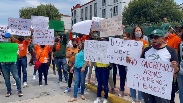 La comunidad estudiantil de la Udlap pide que las instalaciones de la universidad sean reabiertas