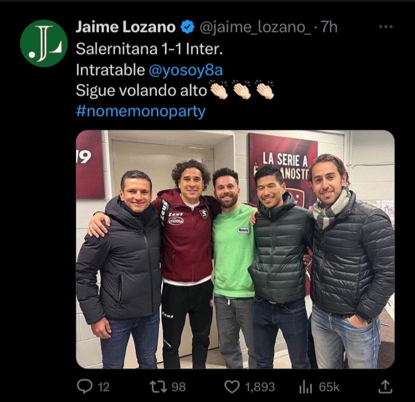 Jaime Lozano y Guillermo Ochoa.