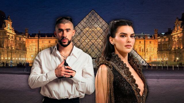 Capricho de Bad Bunny y Kendall Jenner en el Museo del Louvre