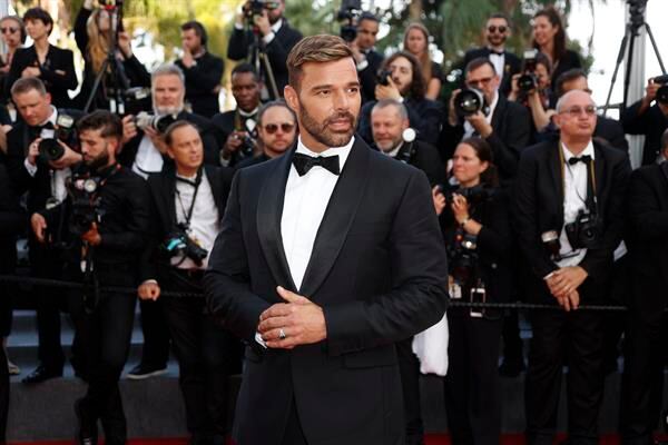 Ricky Martin, cantante.