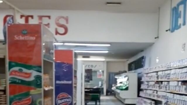 El supermercado luce de los años 80