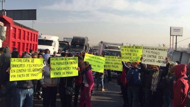 Bloqueo transportistas.