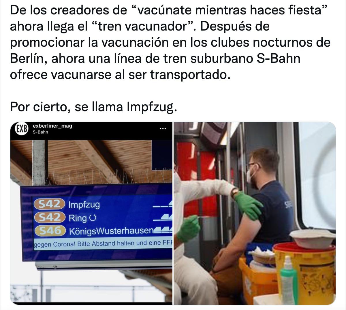 Vacunación en Berlín