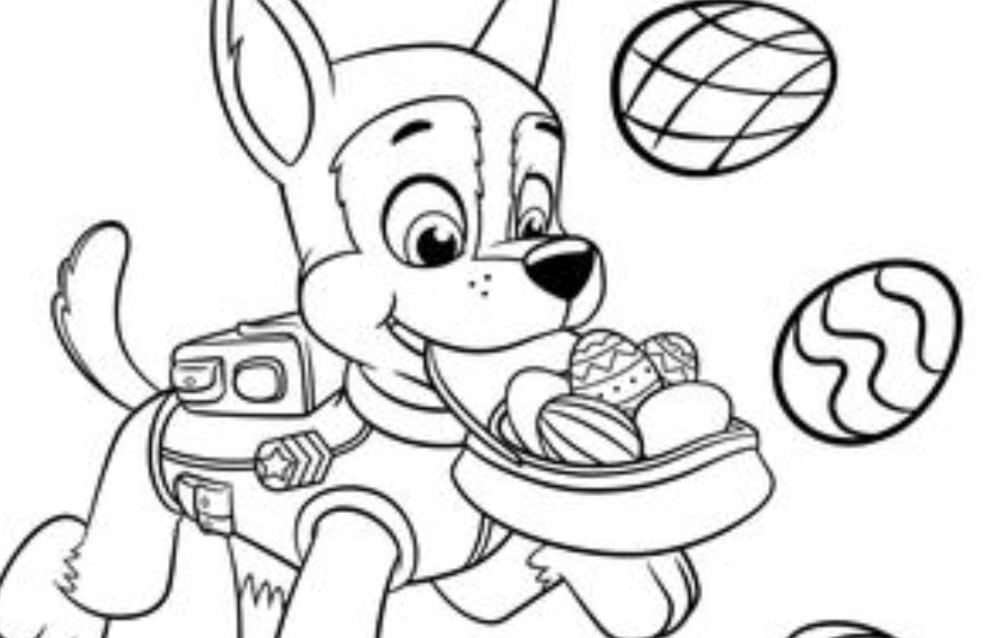 Chase con huevos de Pascua de Paw Patrol
