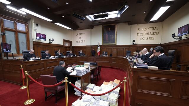 Última sesión del Pleno de la SCJN