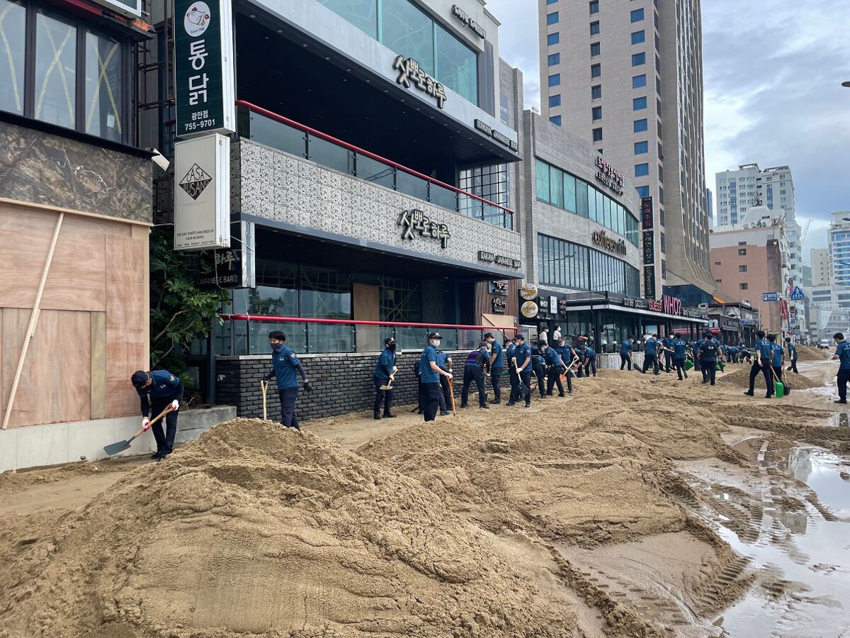 La Península de Corea del Sur estuvo en alerta desde lunes por tifón Hinnamor