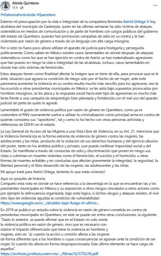 ¿Quién es Astrid Ortega Vázquez?