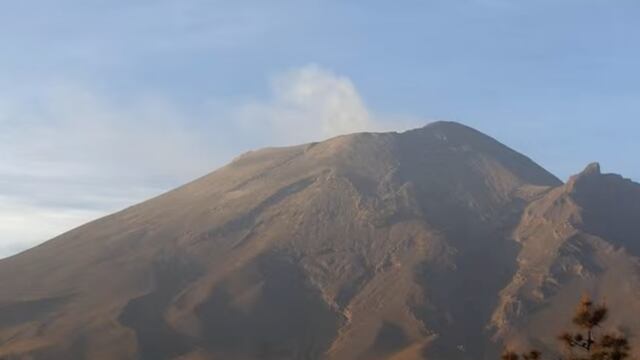 Volcán Popocatépetl el 29 de abril