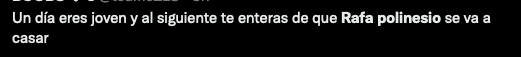 Rafa Polinesio se va a casar; esta es la reacción.
