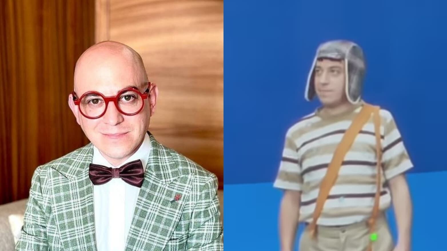 Bioserie de Chespirito: Juan Frese aparece vestido del ‘Chavo del 8’