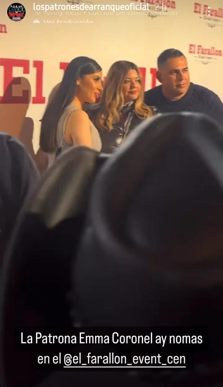Emma Coronel reaparece en evento de lujo en California