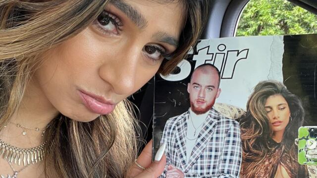 Mia Khalifa durante filmación de 'MAMIII'