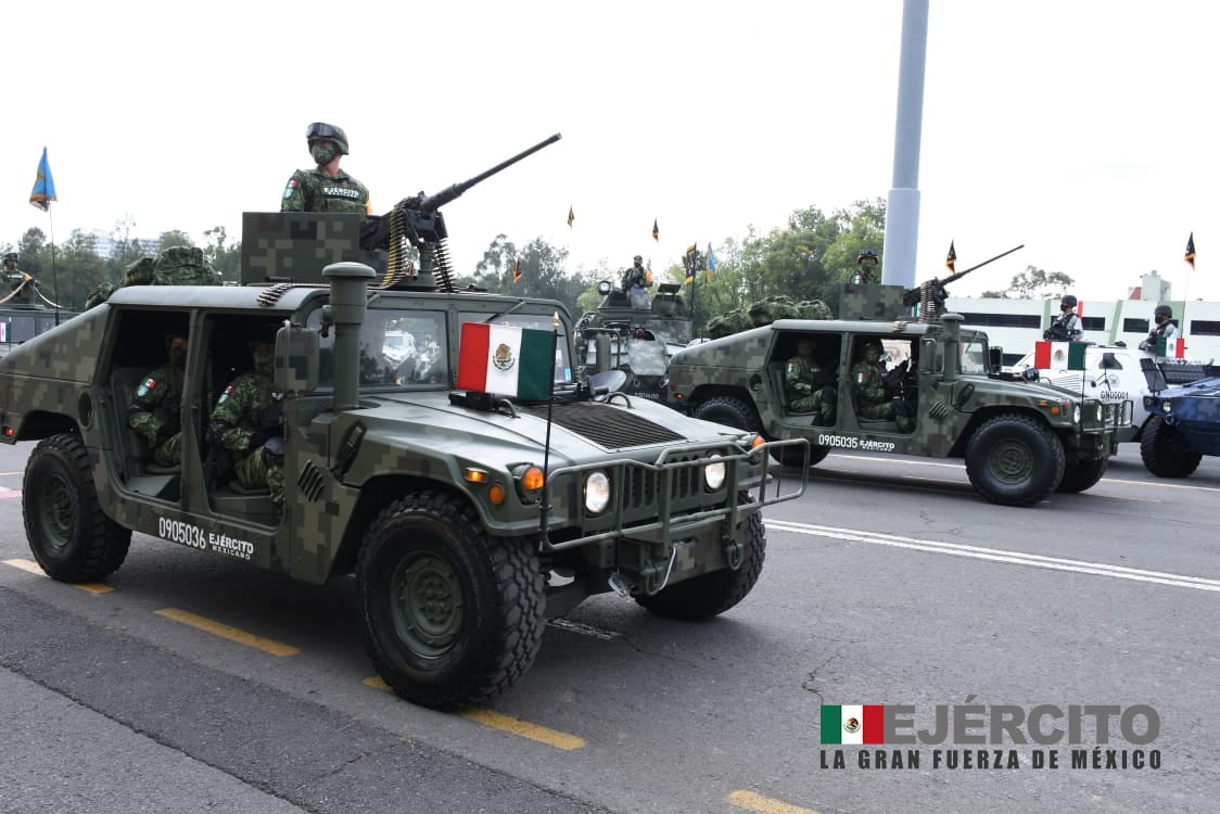 Preparativos del desfile militar 2021
