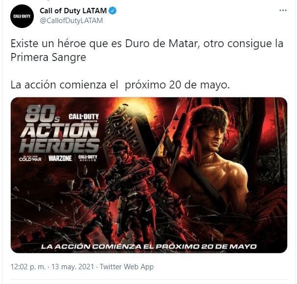 'Call of Duty' tendrá skins de Rambo y John McClane de 'Duro de Matar'