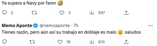 Memes le dan la razón Memo Aponte tras opinar del doblaje en Spider-Man con startalents