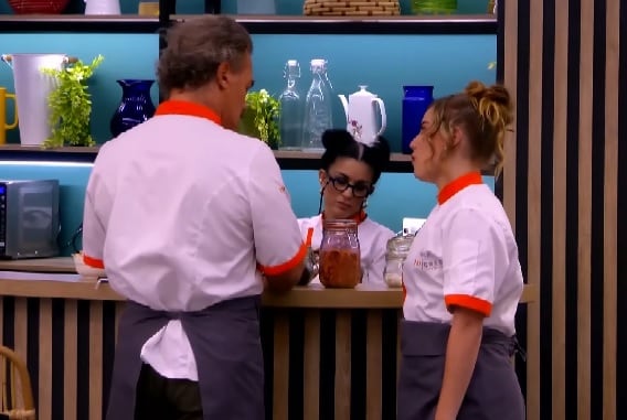 Sergio Sendel y Nicole Curiel en Top Chef VIP 2025.
