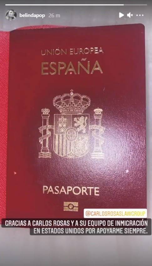 Belinda revela que se va a España