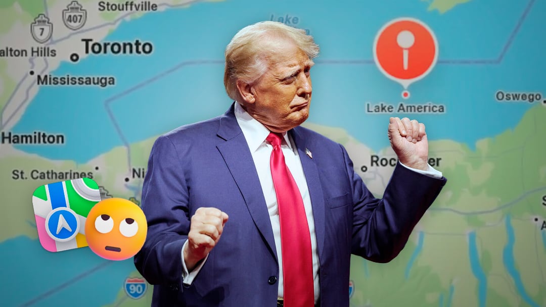 Apple Maps cambia el lago Ontario por “Lake America” tras orden de Trump