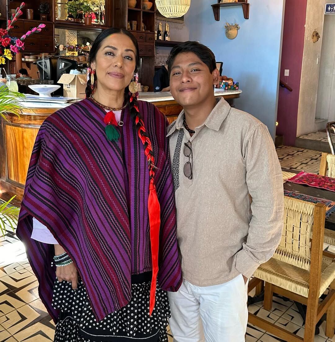 Lila Downs y Joss Ramírez la primera vez que se conocieron.