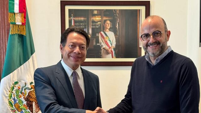 Mario Delgado y Ricardo Villanueva Lomelí