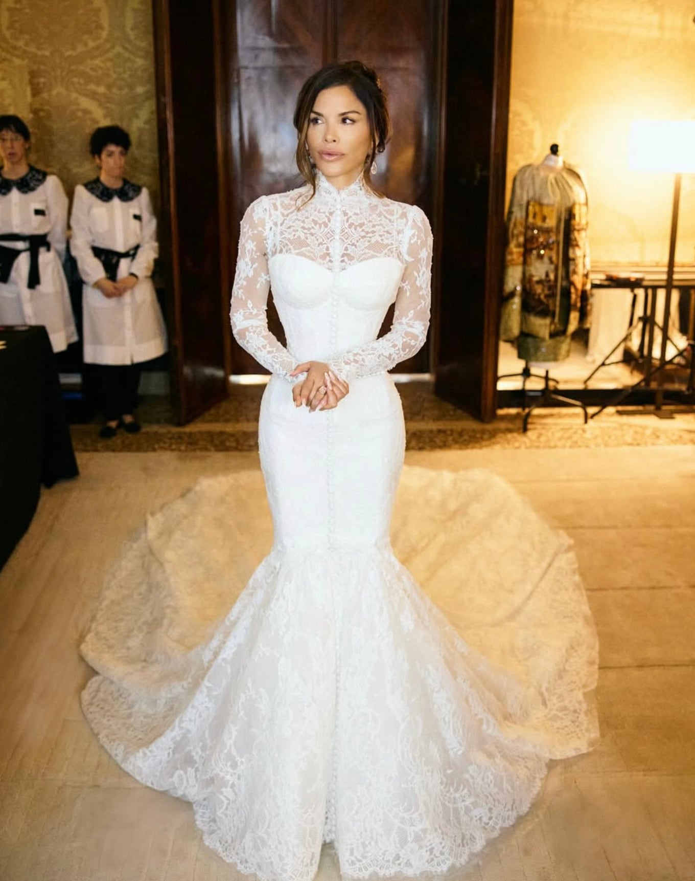 Lauren Sánchez usó un vestido diseñado por Dolce & Gabbana