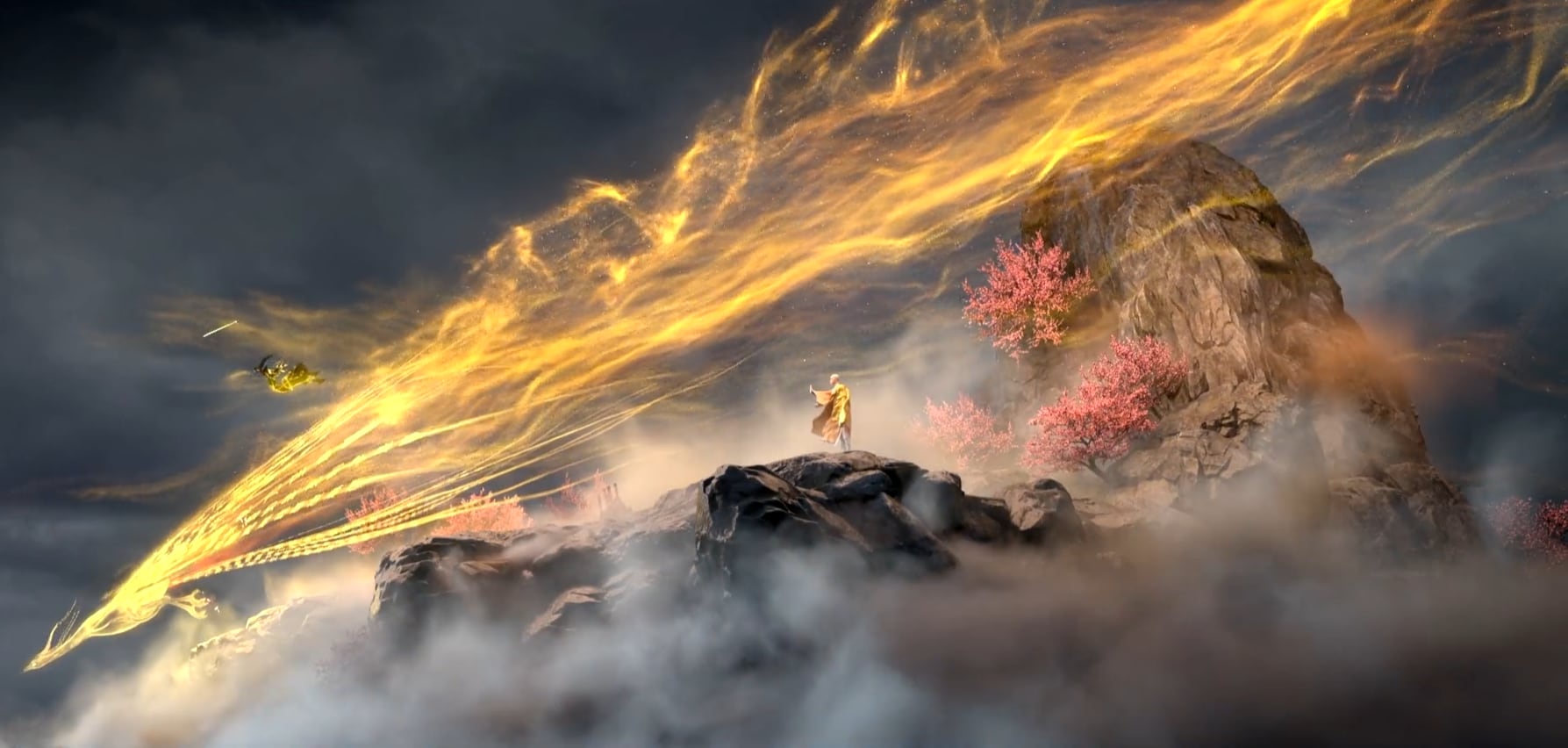 Escena de la película de Netflix: La Serpiente Verde