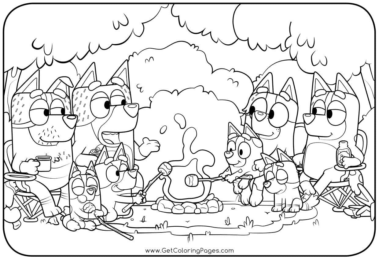 Dibujos de Bluey por el Día del Maestro