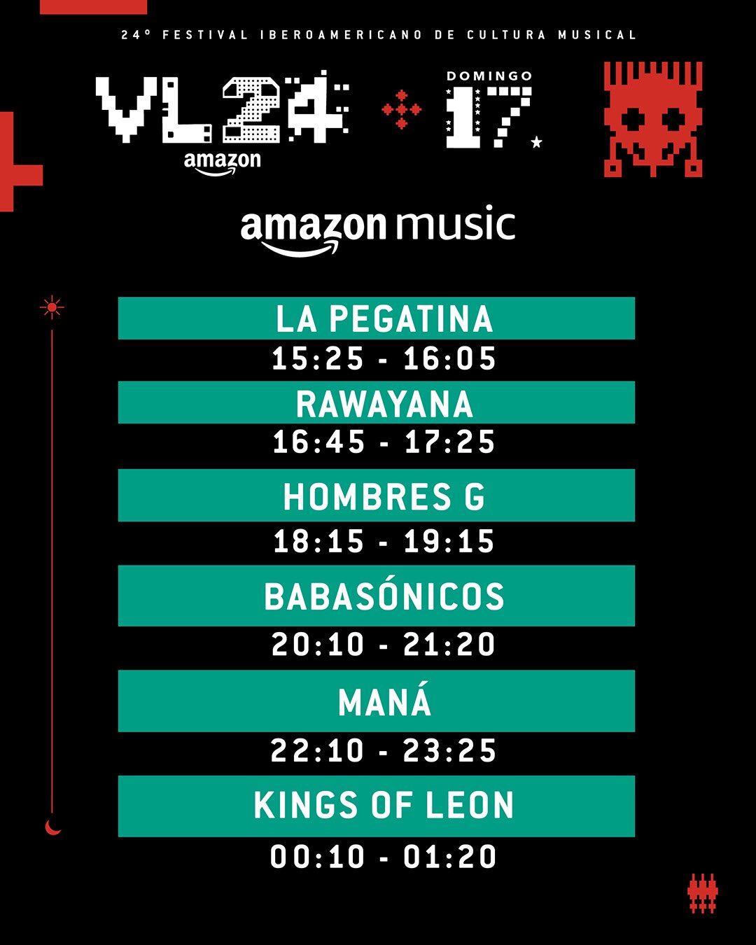 Vive Latino 2024: Artistas y horario para los escenarios Amazon Music, Amazon, Telcel, Little Caesars y Carpa Intolerante del 16 y 17 de marzo
